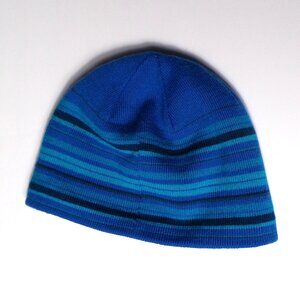 Authentic Vintage Arc'teryx Striped Skull Toque Beanie - Blue/Black